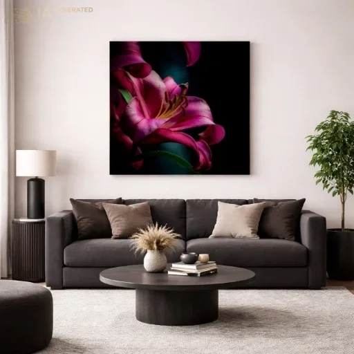 Scarlet Whisper - Close-up of pink petals illuminated by delicate light, Breath Of Time series